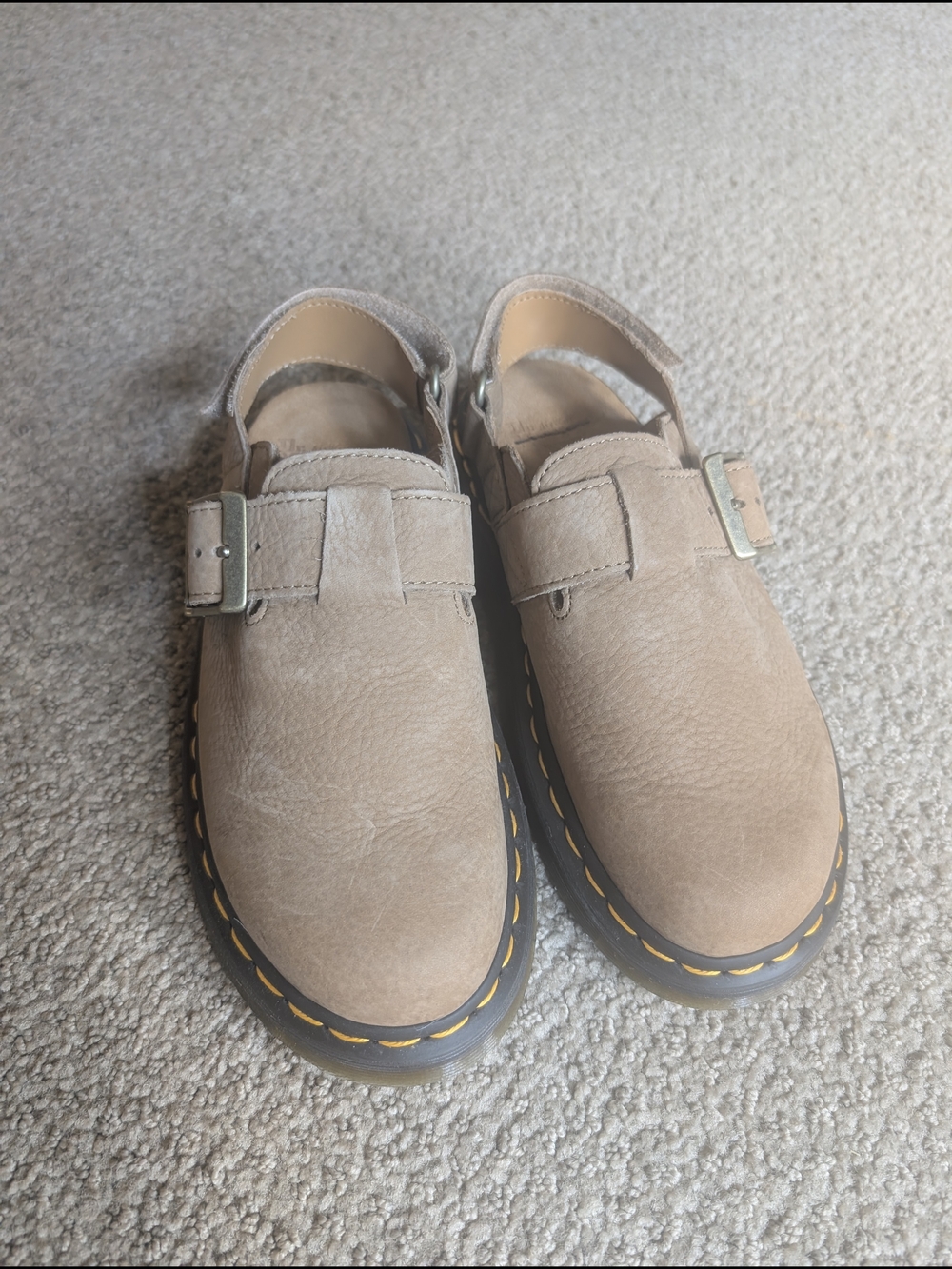 Dr. Martens Tan Mules